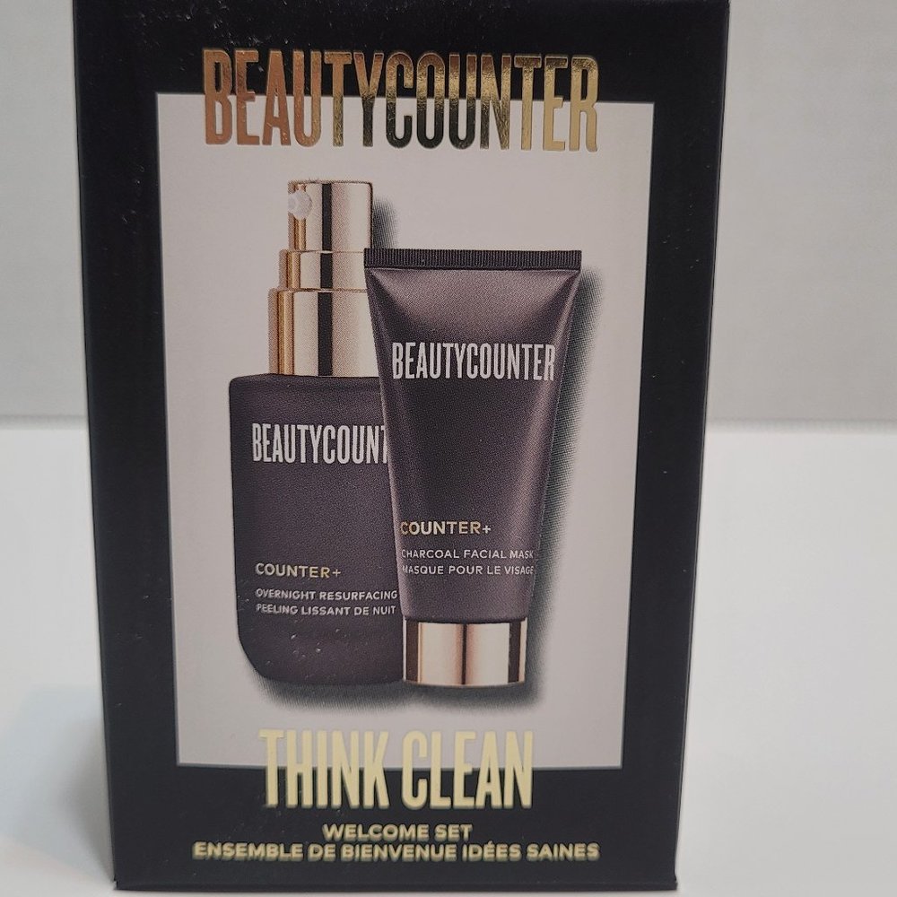 BeautyCounter Welcome Set - Overnight resurfacin Peel & Charcoal Facial Mask